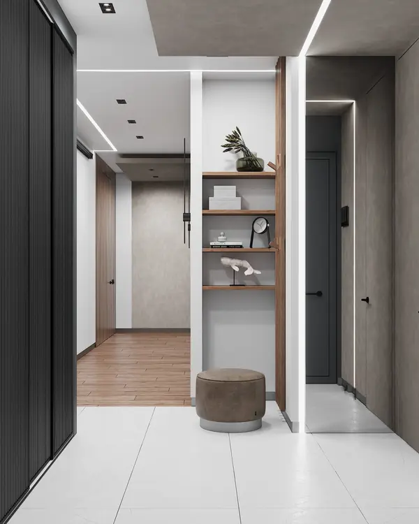 Проект Квартиры в современном стиле ЖК Петровская Коса