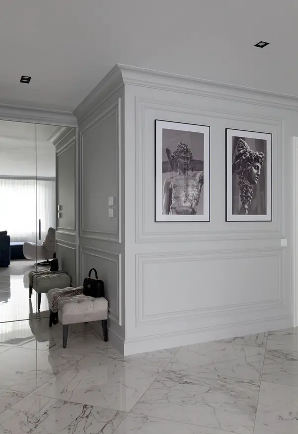 Интерьер квартиры в стиле современной классики 105 кв.м.