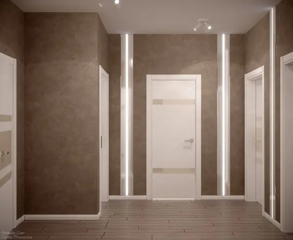 Дизайн коридора в квартире по ул. Кореновская, г.Краснодар