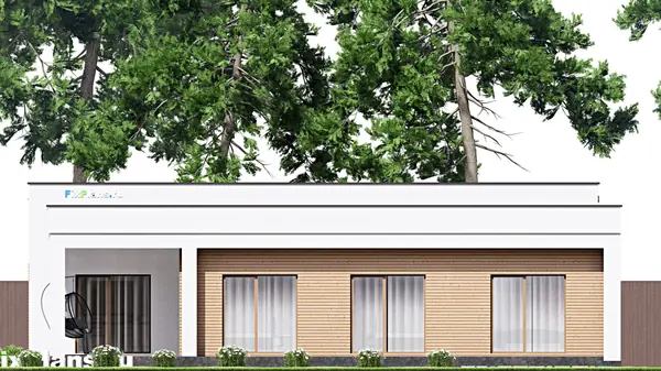 Проект одноэтажного дома 17х16м S193м2 F-16523