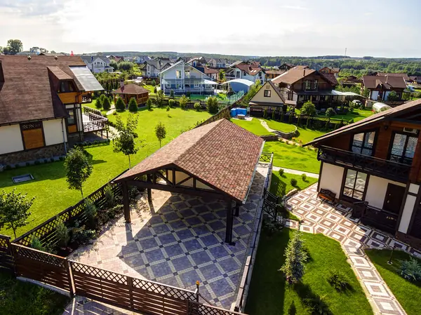 Аэросъёмка загородного дома