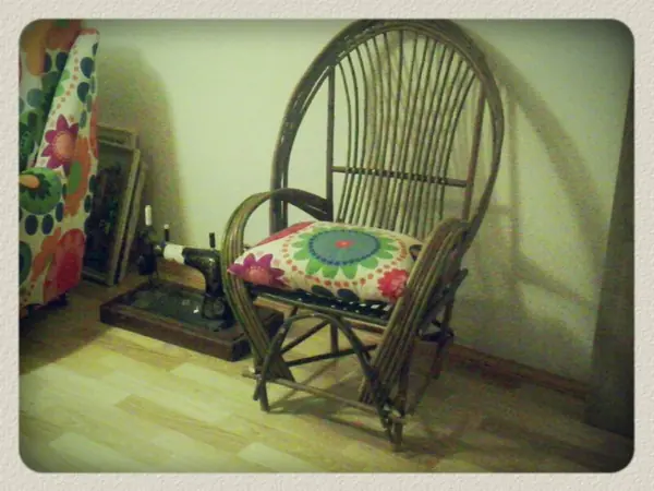 садовая мебель из ивы и ореха