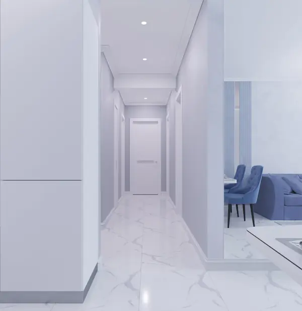 Дизайн-проект 4-х комнатной квартиры 92 м2  ЖК Новые Горизонты