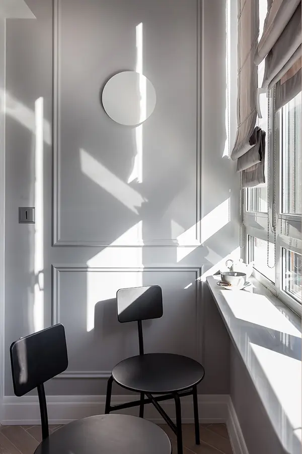 Элегантная квартира в стиле Total black