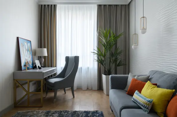 Изысканный интерьер трехкомнатной квартиры