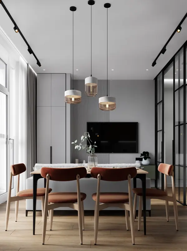 Дизайн-проект однокомнатной квартиры в современном стиле