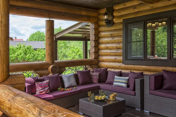 Загородный дом с экзотическим вкусом