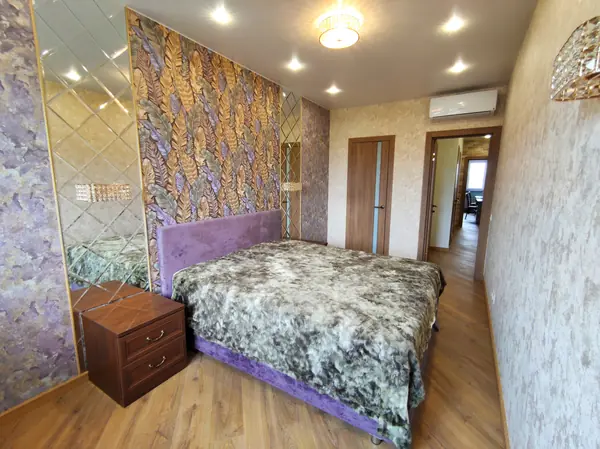 Спальня в 3к новостройке 90м2