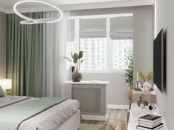 Дизайн-проект трехкомнатной квартиры площадью 87 кв.м в ЖК «Лучи»