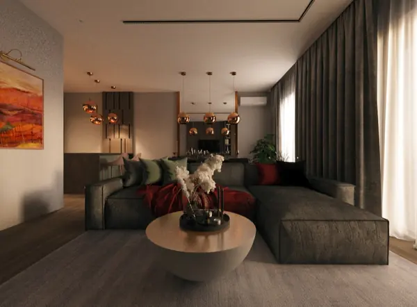 Кухня гостиная