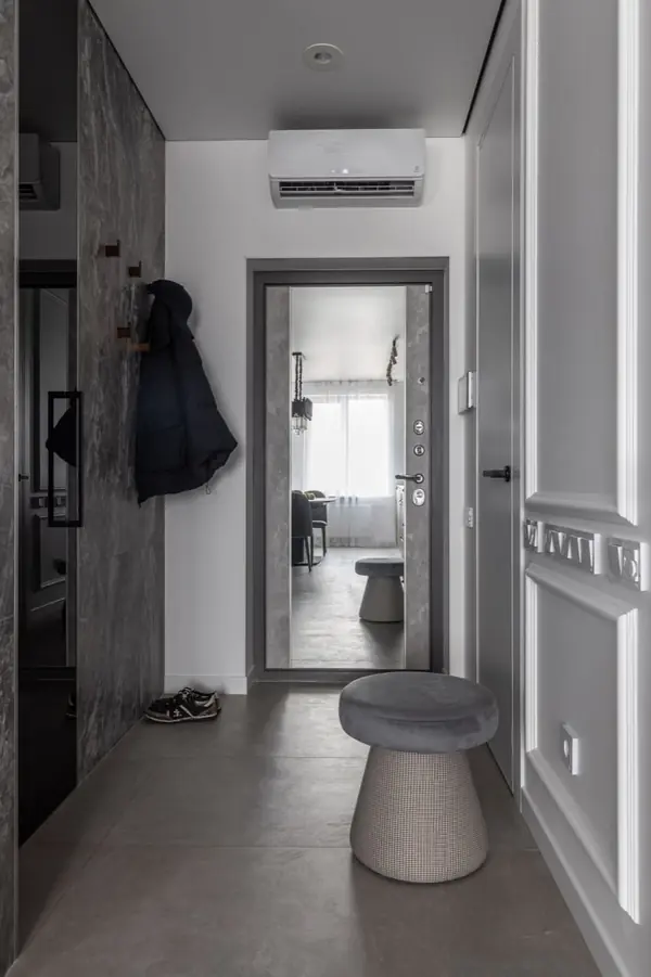 Квартира в серых тонах