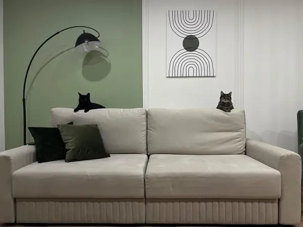 Трехкомнатная квартира в с природными оттенками