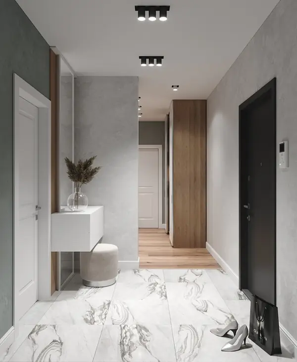 Дизайн интерьера 2комнатной квартиры 75 м2