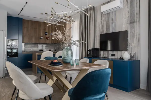 Ремонт в современном стиле в ЖК "Привилегия" — 198 м2