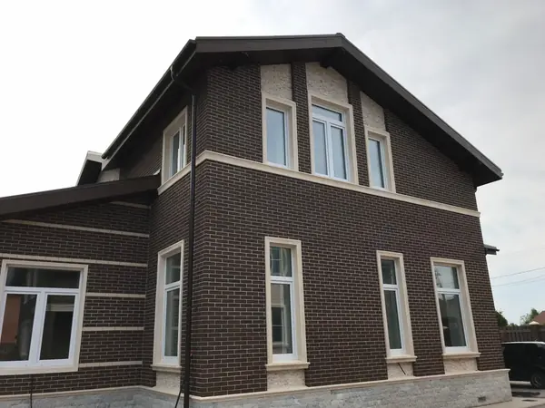 Фасад дома в КП Рузские просторы