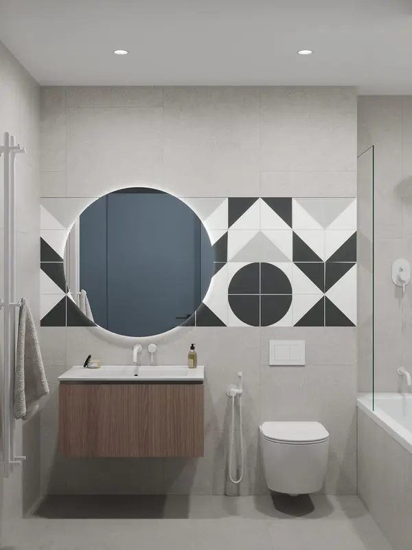 Квартира для молодой семьи с элементами сканди