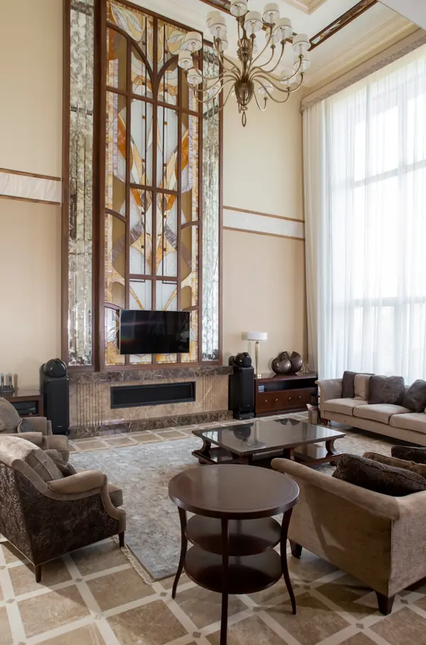 Фото интерьера камина