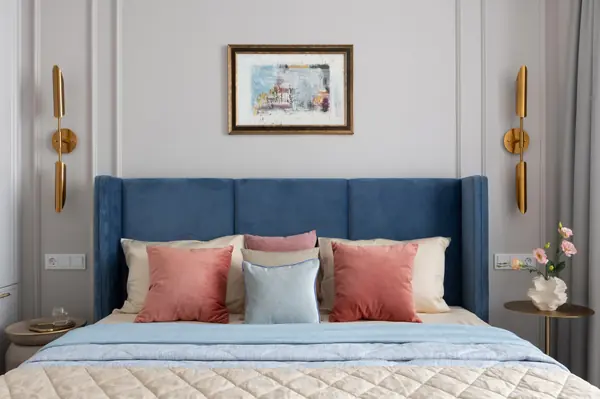 Квартира с оранжевым акцентом