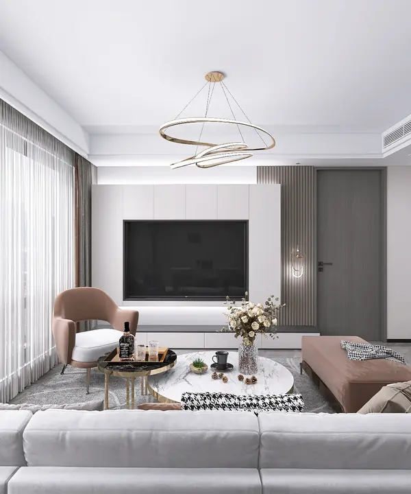 Конкурсная работа 70 кв.м. (кухня-гостиная)