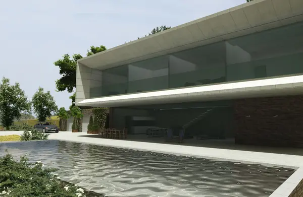 Дом на склоне