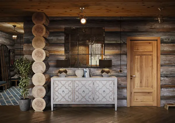 Дом из кело. Тамбур