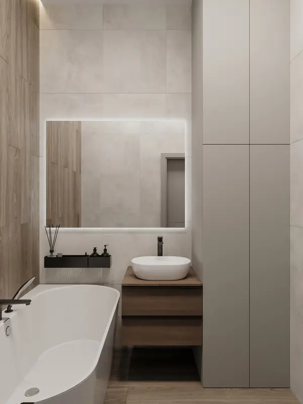 Светлая квартира для семьи из двух человек