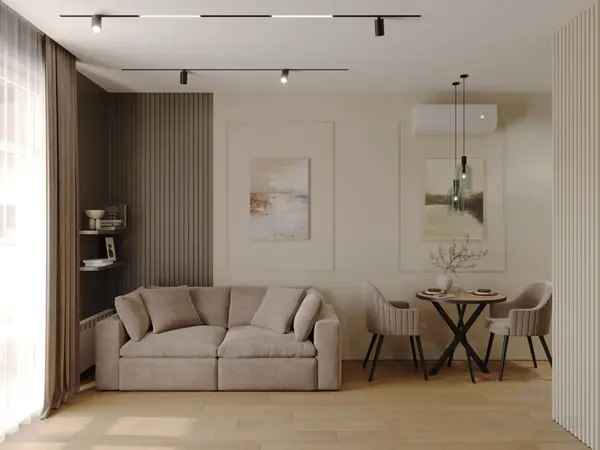 Дизайн однокомнатной квартиры по адресу: улица Эдварда Грига, дом 14