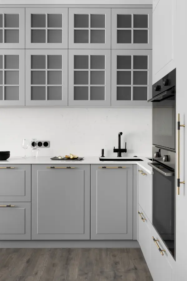 Квартира для семейной пары в серых и бежевых тонах