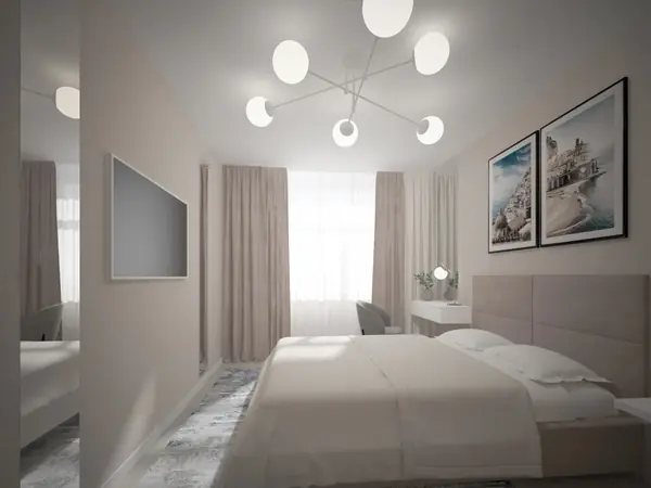 Современная квартира под сдачу в аренду.