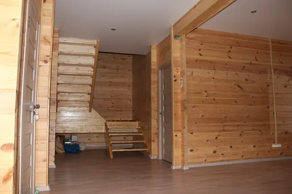 Отделочные работы в деревянном доме