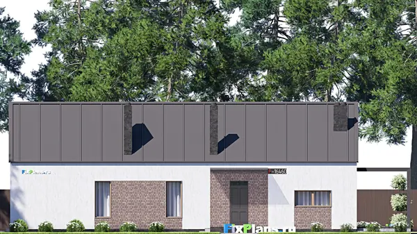 Проект одноэтажного дома 21х11м S155м2 F-16460