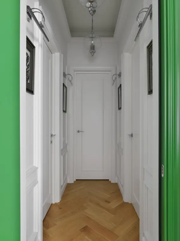 Дизайн и ремонт квартиры в Пречистенском переулке — Зелёный лейтмотив