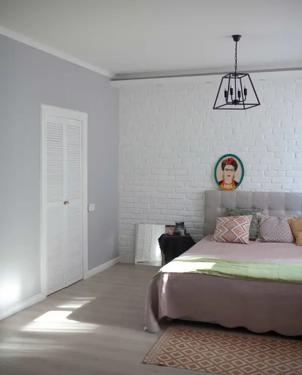 Квартира  студия в смешанном стиле.