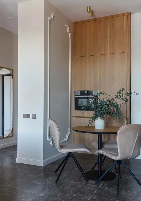 Современная классика для апартаментов в ЖК "Серебряный фонтан"