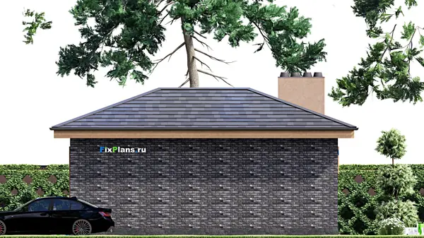 Проект одноэтажного дома 16х9м S158м2 F-15470
