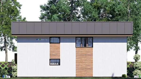 Проект двухэтажного дома 16х6 м S141м2 F-17495