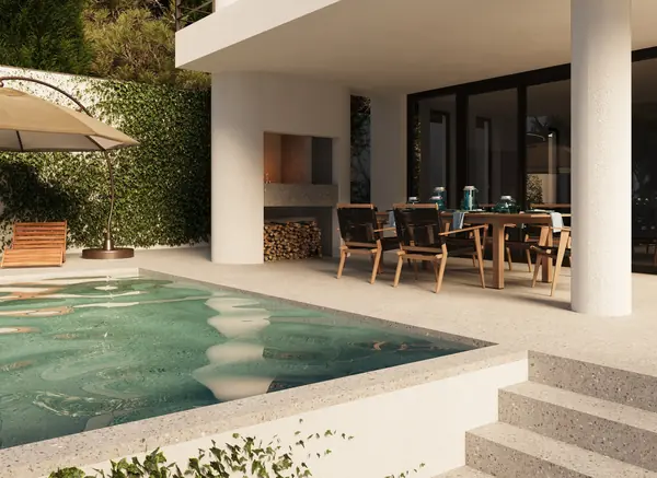 Дом на склоне