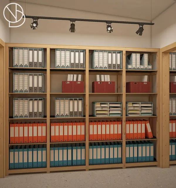 Зона персонала, стеллаж