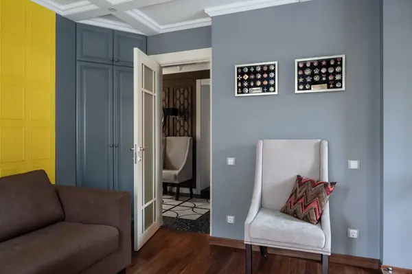 Квартира с элементами американского стиля.