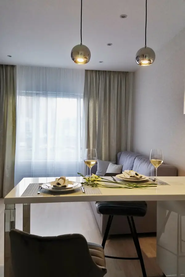 Интерьер 1-комн. квартиры в  ЖК Атмосфера