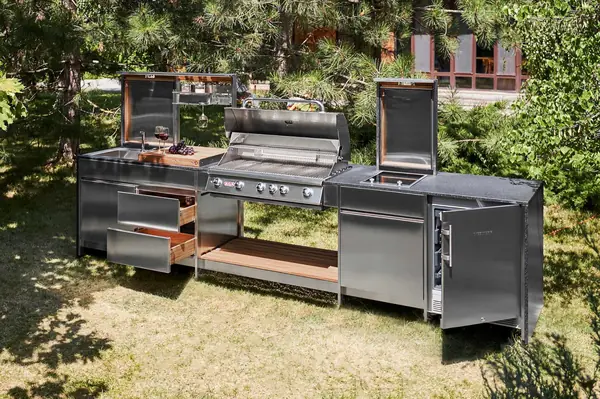 Уличная кухня для террасы и открытых пространств