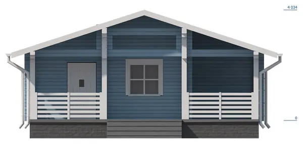 Дом из профилированного бруса "Солнечногорск"