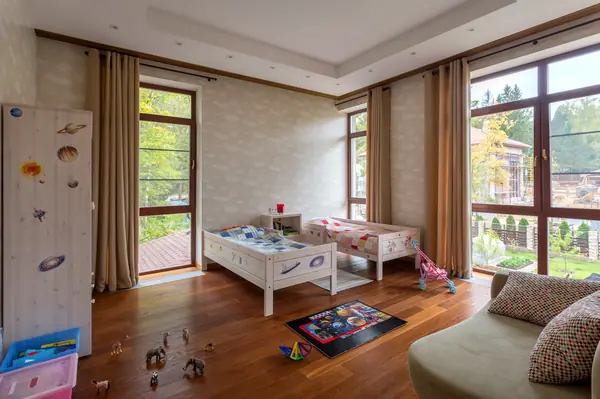 Детская комната загородного дома в Подмосковье