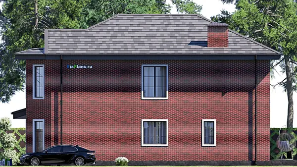 Проект двухэтажного дома 9х17 м S215м2 F-17990