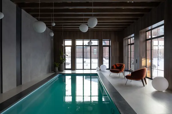 Реализованный проект банного комплекса на территории частного дома