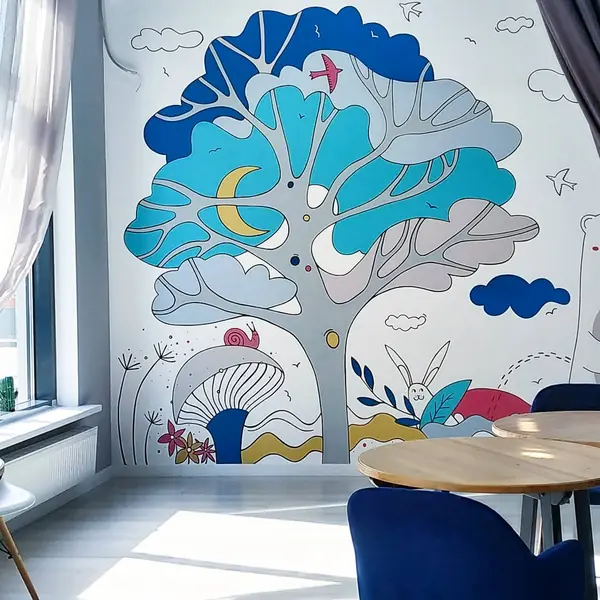 роспись в детском лофте