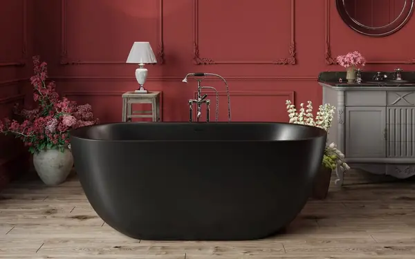 Corelia Черная Каменная Ванна от Viva Lusso