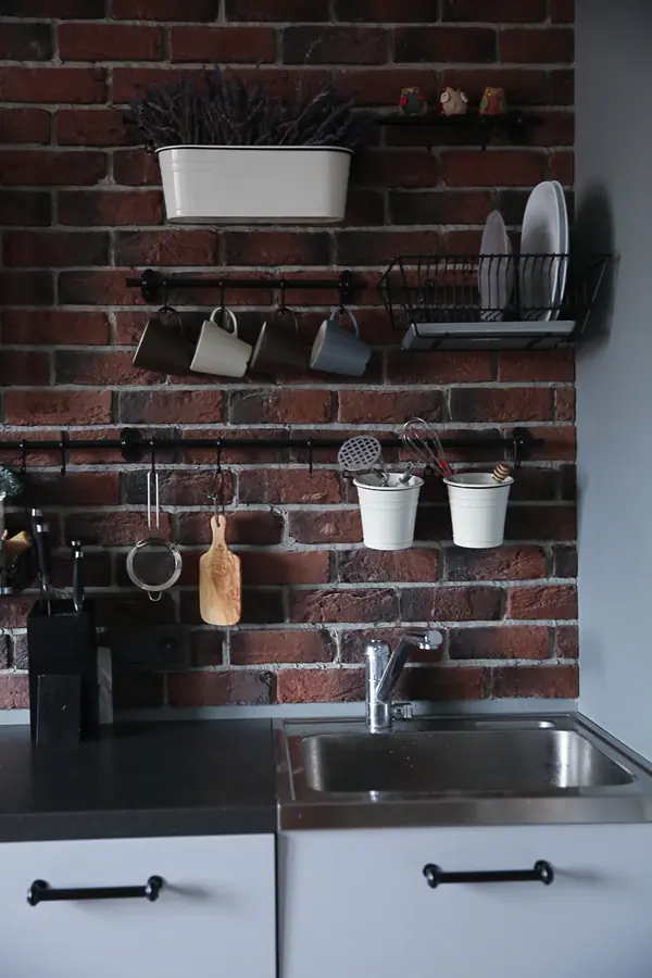 Дизайн интерьера 1-комнатной квартиры в индустриальном стиле