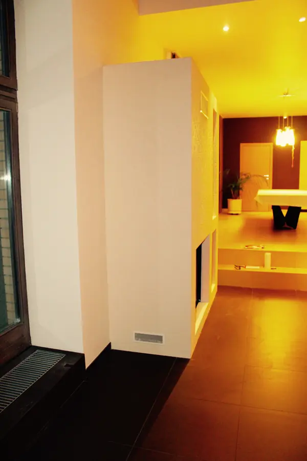 Топка EdilKamin (Италия) модель Cristal 90 в индивидуальной облицовке