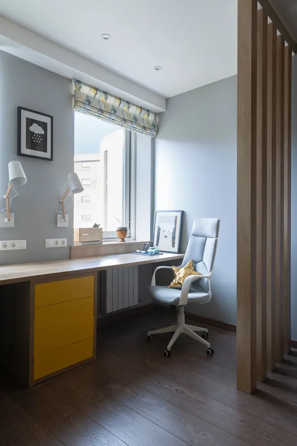 Яркая и просторная квартира для семьи с двумя детьми